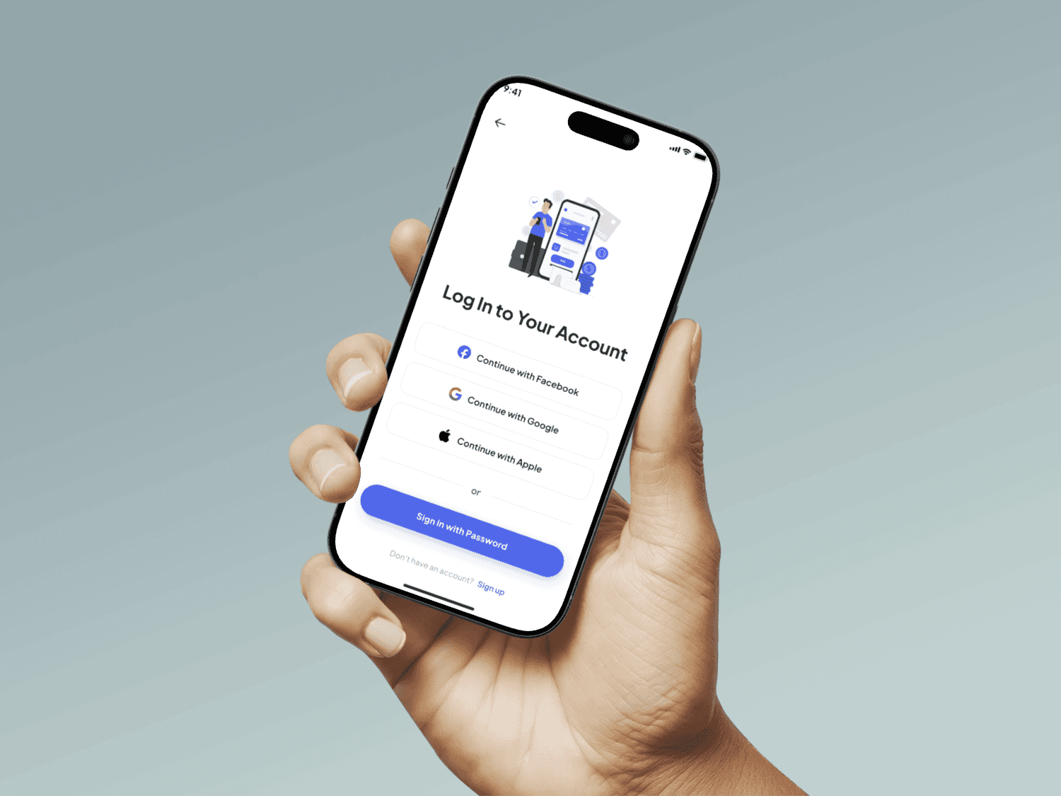 Nexu onboarding screens