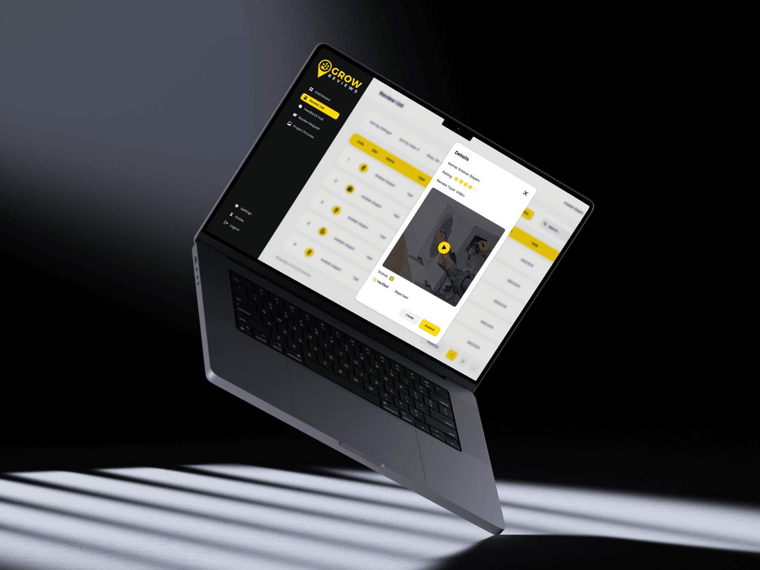 Grow Reviews role-based dashboards